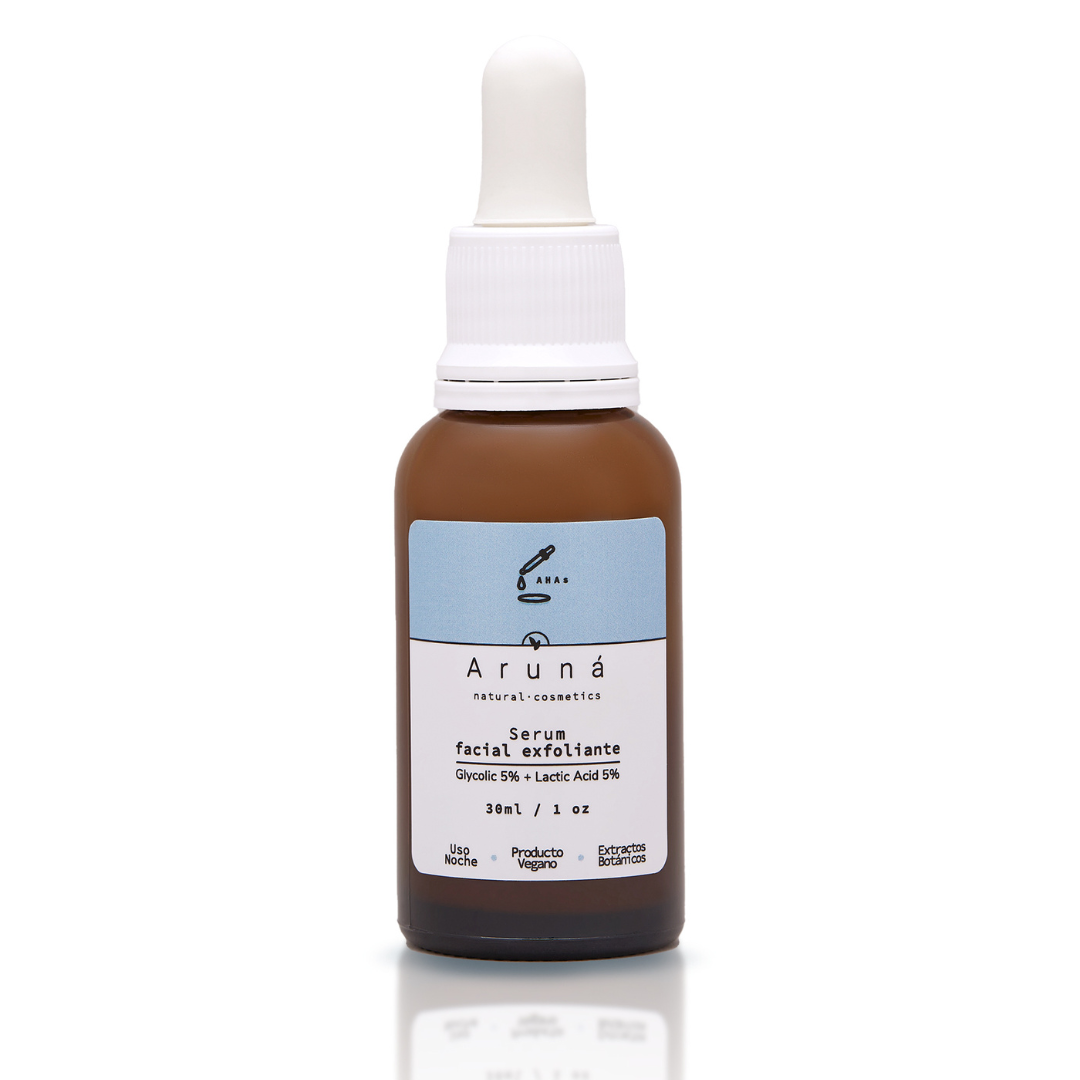 Serum exfoliante ácido glicólico 5% + láctico 5%