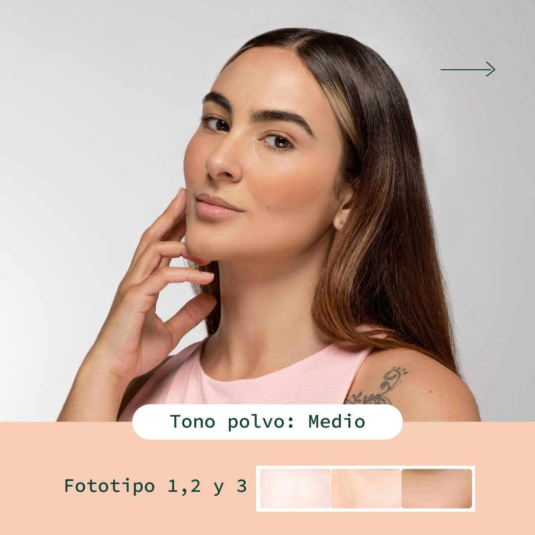 Polvo suelto mineral