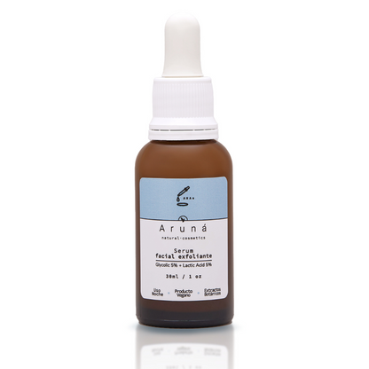 Serum exfoliante ácido glicólico 5% + láctico 5%