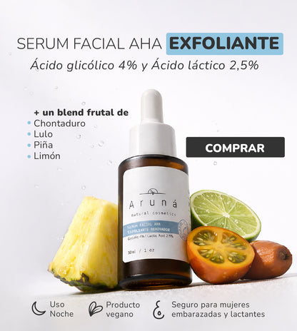 Serum exfoliante ácido glicólico 4% + láctico 2,5% - 30ml