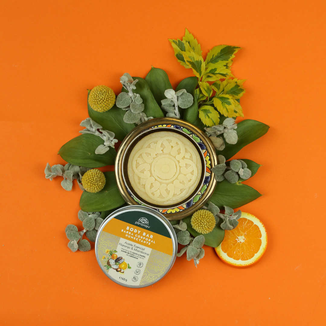 Barra Corporal Humectante - Aceite Esencial Naranja y Mandarina
