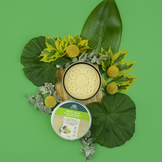 Barra Corporal Humectante - Aceite Esencial Eucalipto y Menta