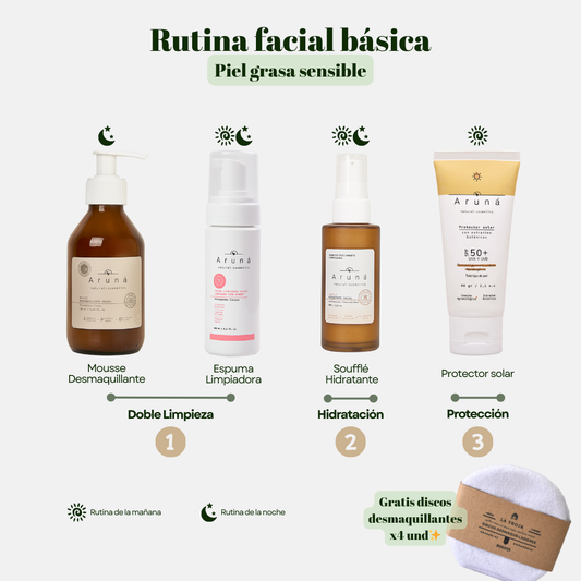 Rutina Básica - Piel grasa sensible