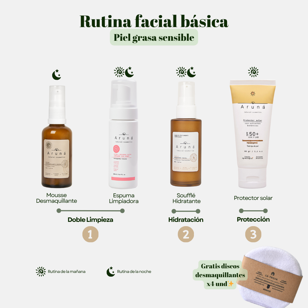 Rutina Básica - Piel grasa sensible