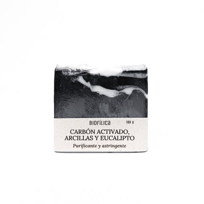 Jabón Facial y Corporal - Carbón Activado y Eucalipto