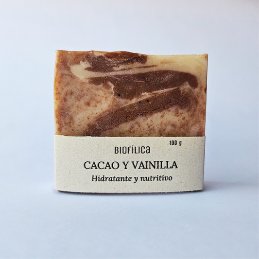 Jabón Facial y Corporal - Cacao y Vainilla