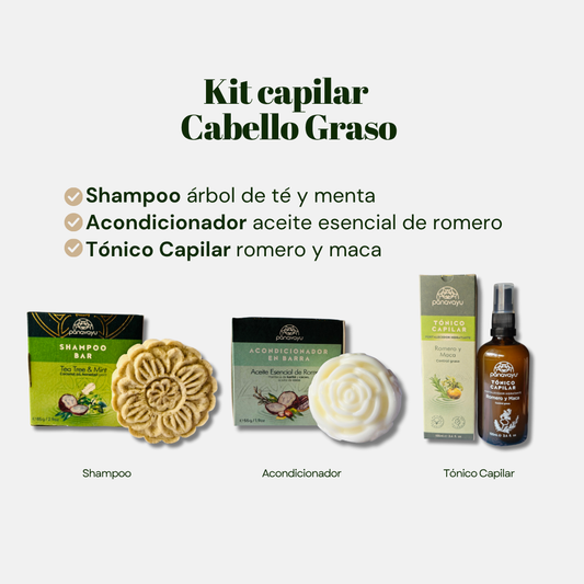 Kit Capilar Natural 🌱 (Cabello Graso)