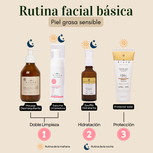 Rutina Básica - Piel grasa sensible